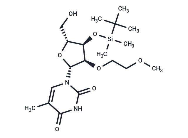 3'-O-(t-Butyldimethylsilyl)-2'-O-(2-methoxyethyl)-5-methyluridine