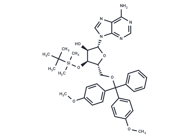 5'-O-(4,4'-Dimethoxytrityl)-3'-O-t-butyldimethylsilyl adenosine
