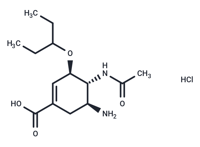 Oseltamivir carboxylate HCl