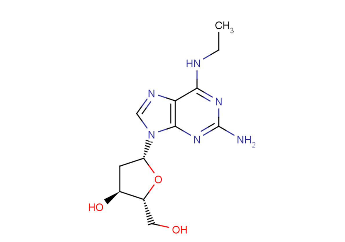 2-Amino-2'-deoxy-N6-ethyl-adenosine