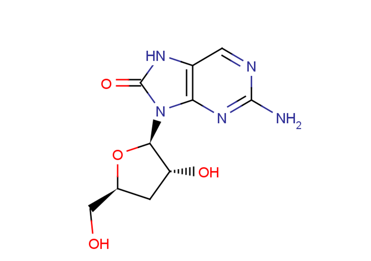 6-Deoxo-8-oxo-3'-deoxy-guanosine