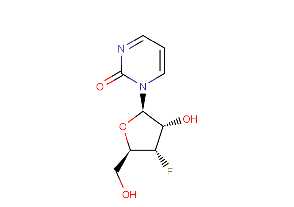 4-Deoxy-3'-deoxy-3'-fluoro uridine