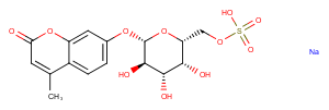 4-Methylumbelliferyl β-D-Galactopyranoside-6-sulfate (sodium salt)