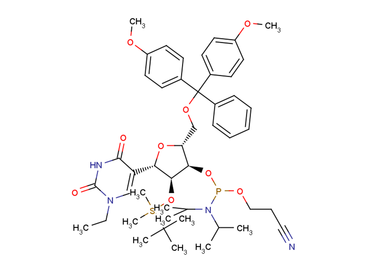 N1-Ethyl-2'-O-TBDMS-5'-O-DMTr-3'-phosphoramidite