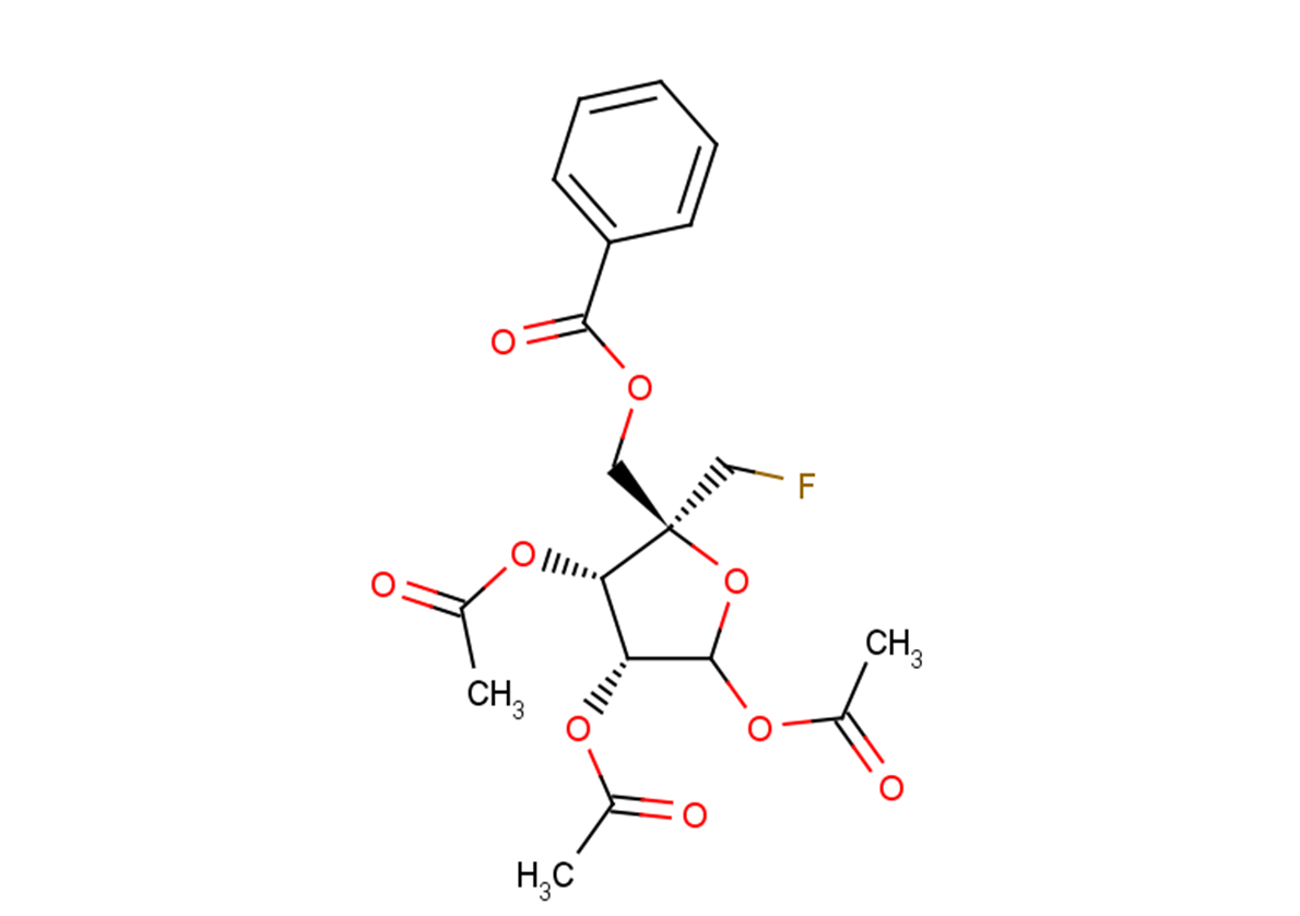 5-O-Benzoyl-1,2,3-tri-O-acetyl-4-C-fluoromethyl-D-ribofuranose