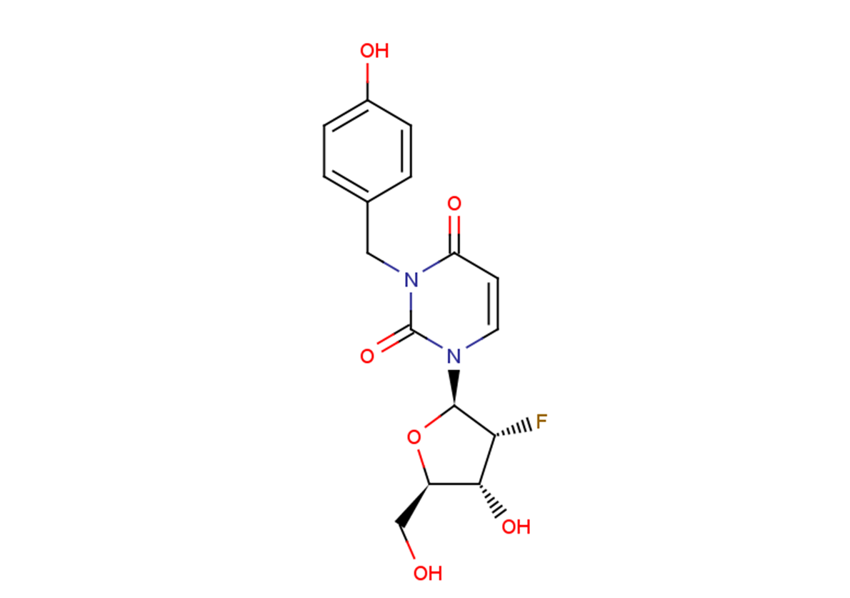 2'-Deoxy-2'-fluoro-N3-(4-hydroxybenzyl)uridine