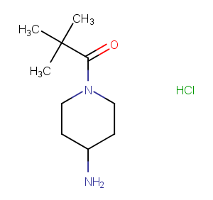 1-(4-Aminopiperidin-1-yl)-2,2-dimethylpropan-1-one hydrochloride