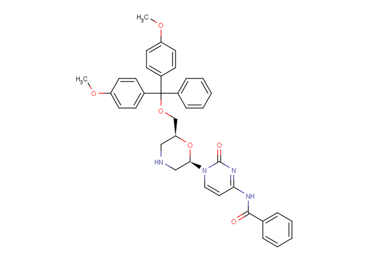 novelN4-Benzoyl-7'-O-(4,4'-dimethoxytrityl oxy)morpholinocytosine