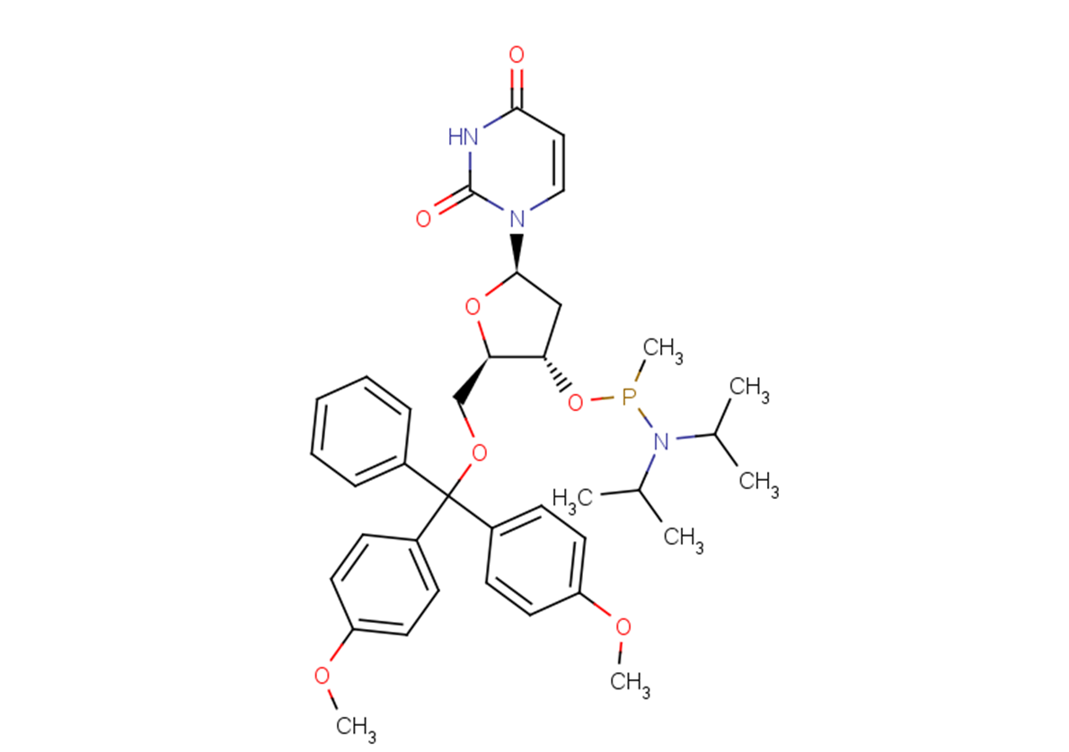 5'-O-DMTr-dU-methyl   phosphonamidite
