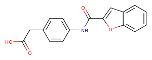 2-[4-(1-Benzofuran-2-amido)phenyl]acetic acid