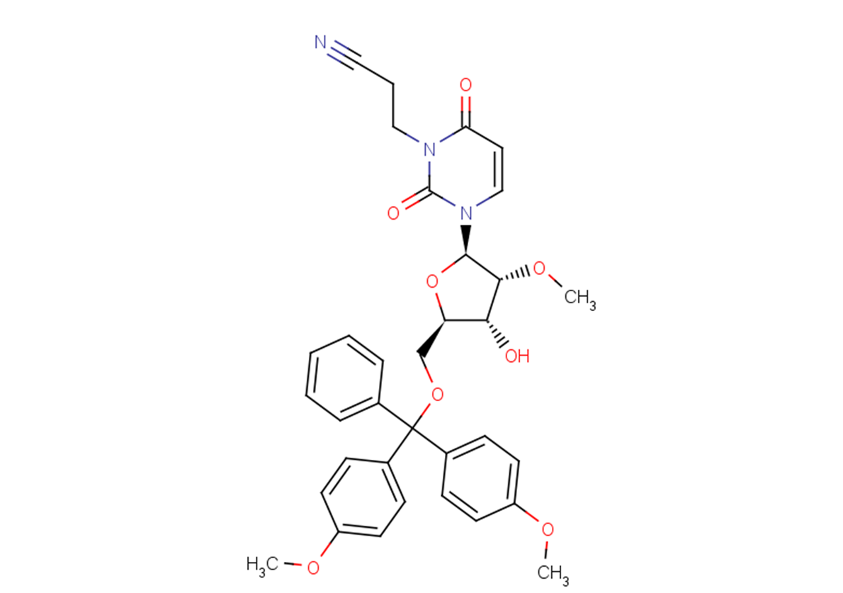 N3-Cyanoethyl-5'-O-(4,4'-dimethoxytrityl)-2'-O-methyluridine
