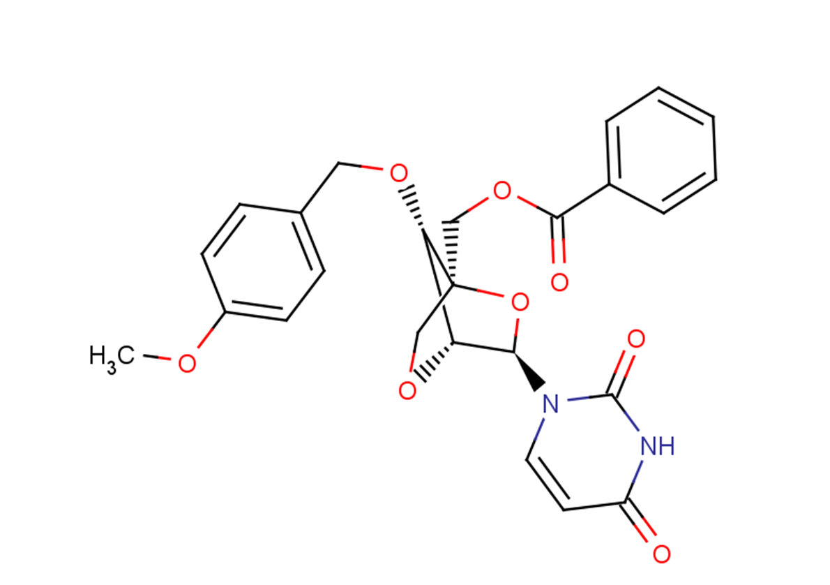 5'-O-Benzoyl-3'-O-(4-methoxybenzoyl)-2'-O,4'-C-methyleneuridine