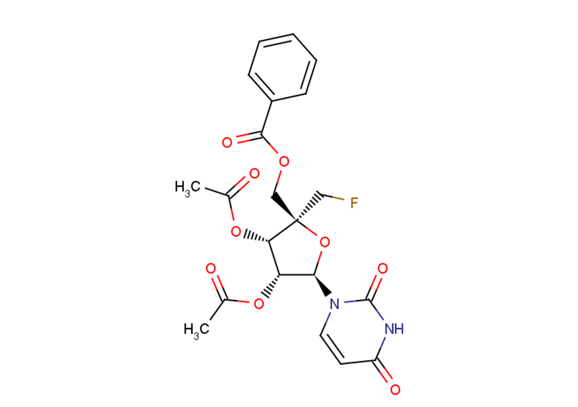 5'-O-Benzoyl-2',3'-di-O-acetyl-4'-C-fluoromethyluridine
