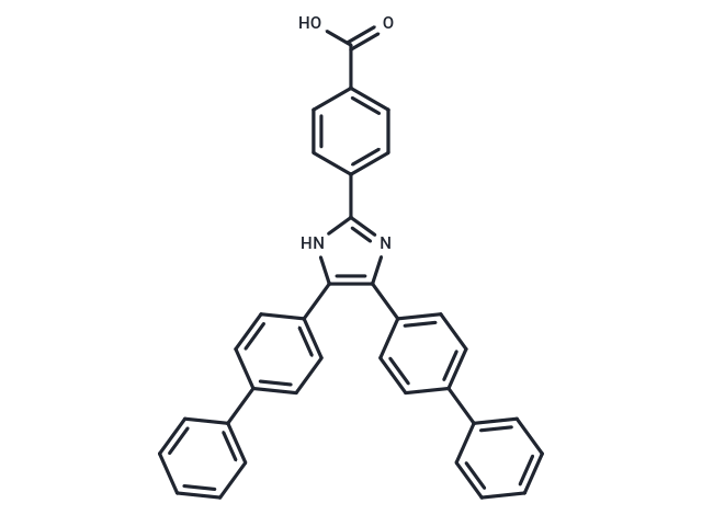 4-(4,5-Di([1,1'-biphenyl]-4-yl)-1H-imidazol-2-yl)benzoic acid