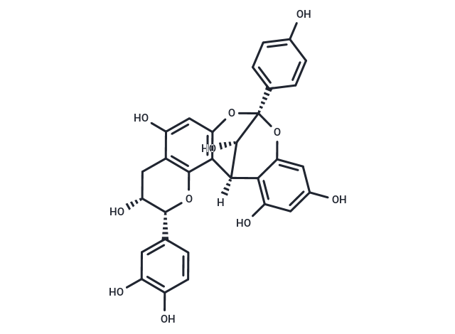 Epiafzelechin-(2beta-O->7,4beta->8)-ent-epicatechin