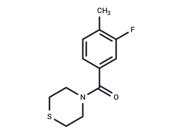(3-fluoro-4-methylphenyl)(thiomorpholino)methanone