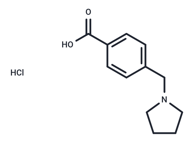4-(1-pyrrolidinylmethyl)benzoic acid hydrochloride