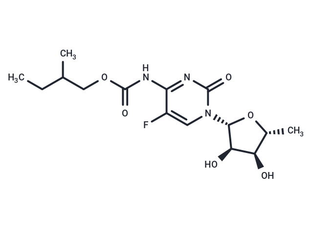 5'-Deoxy-5-fluoro-N4-[(2-methylbutoxy)carbonyl]cytidine