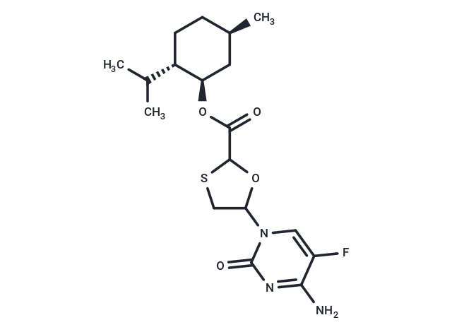 (2S,5R)-(1R,2S,5R)-2-Isopropyl-5-methylcyclohexyl 5-(4-amino-5-fluoro-2-oxopyrimidin-1(2H)-yl)-1,3-oxathiolane-2-carboxylate