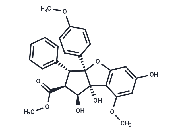 Silvestrol aglycone (enantiomer)
