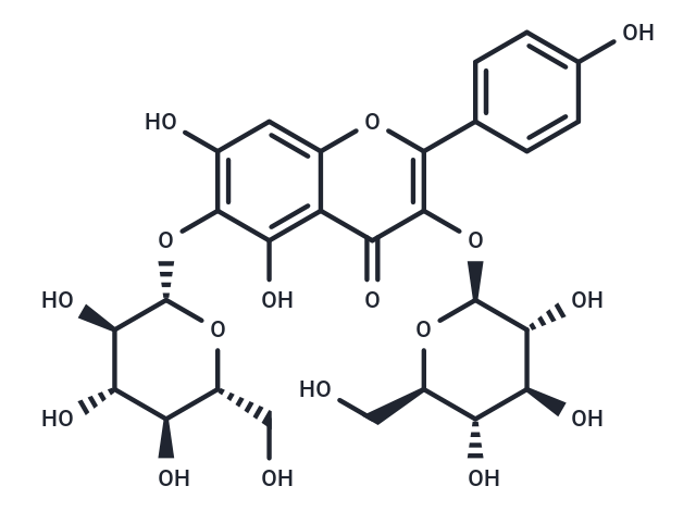 6-Hydroxykaempferol 3,6-diglucoside