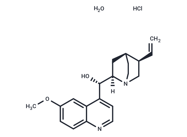 Quinidine hydrochloride monohydrate
