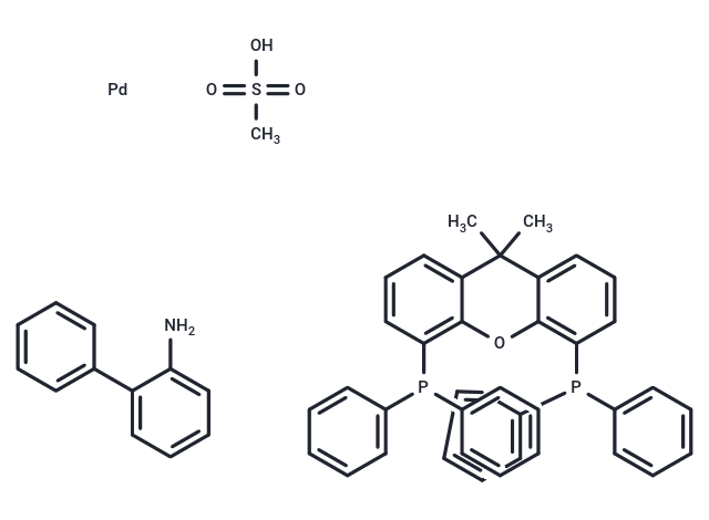 [2'-(Amino-κN)[1,1'-biphenyl]-2-yl-κC][[5-(diphenylphosphino)-9,9-dimethyl-9H-xanthen-4-yl]diphenylphosphine-κP](methanesulfonato-κO)palladium