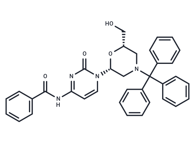 N4-Benzoyl-7'-OH-N-trityl morpholinocytosine