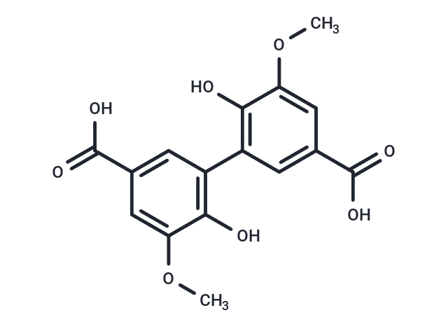 6,6'-Dihydroxy-5,5'-dimethoxy-[1,1'-biphenyl]-3,3'-dicarboxylic acid