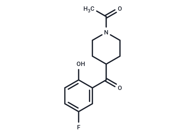 1-[4-(5-Fluoro-2-hydroxybenzoyl)-1-piperidinyl]-ethanone
