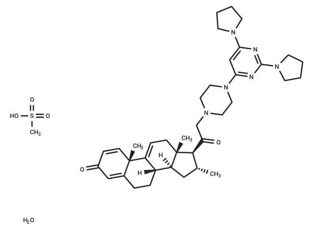 Tirilazad mesylate hydrate