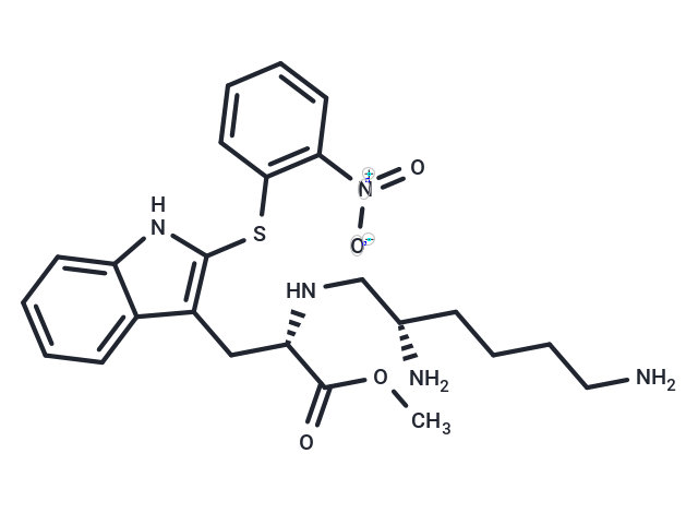 Lys-psi(CH2NH)-trp(nps)-ome