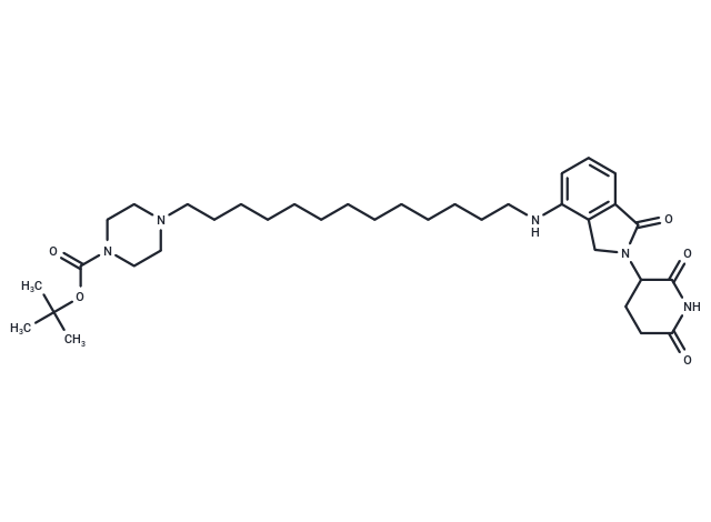 Lenalidomide-C13-piperazine-Boc