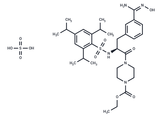 Upamostat hydrogen sulfate