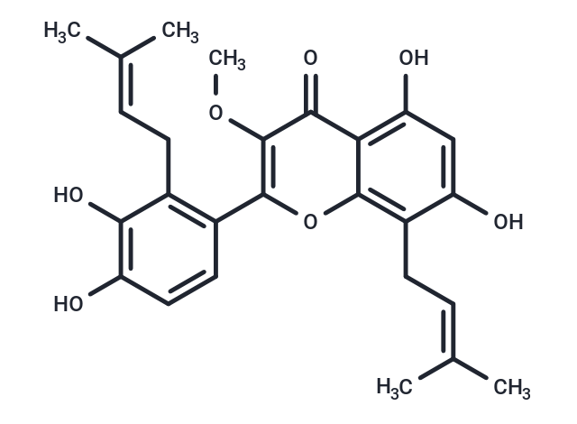 8,2'-Diisoprenylquercetin 3-methyl ether