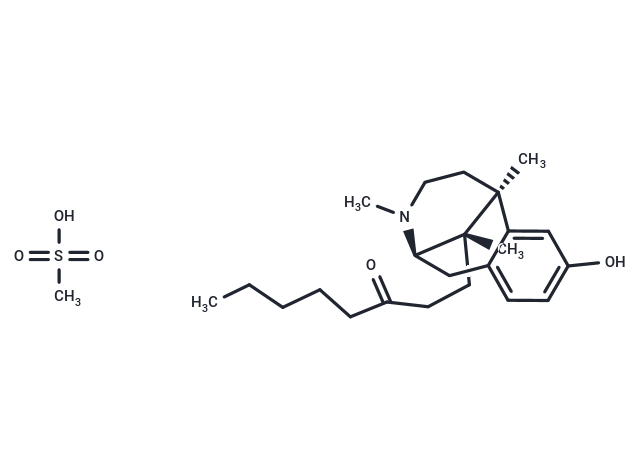 Tonazocine mesylate