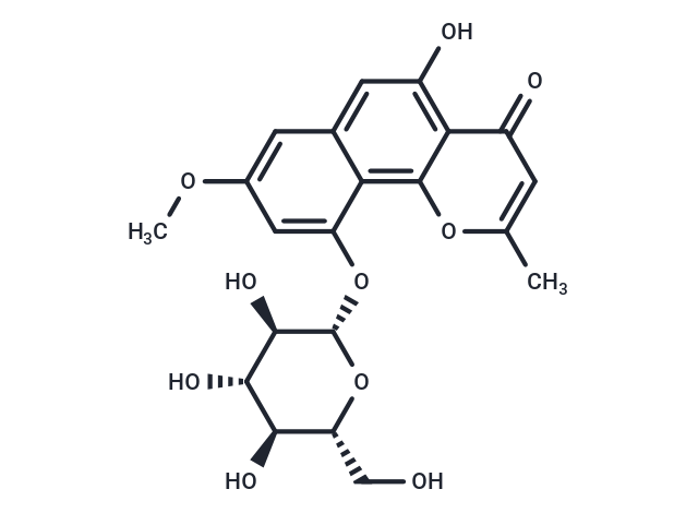 Demethylflavasperone 10-O-β-D-glucopyranoside