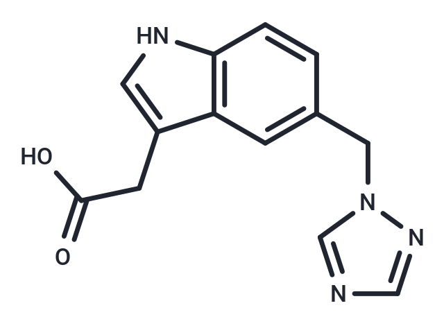 Triazolomethylindole-3-acetic acid