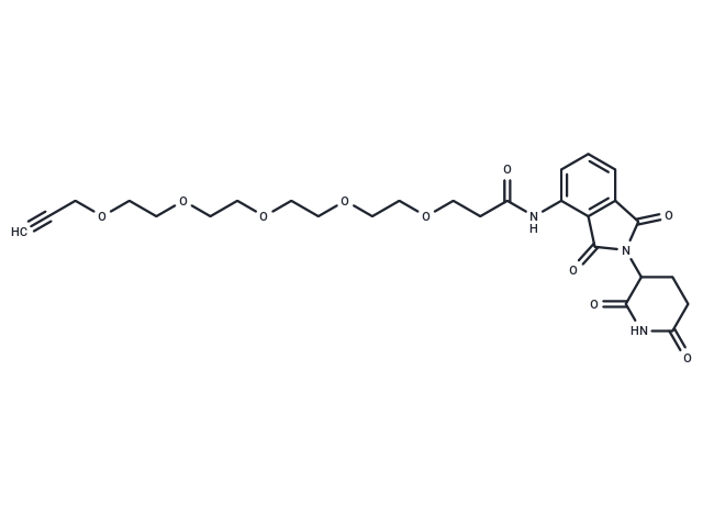 Pomalidomide-PEG5-Alkyne