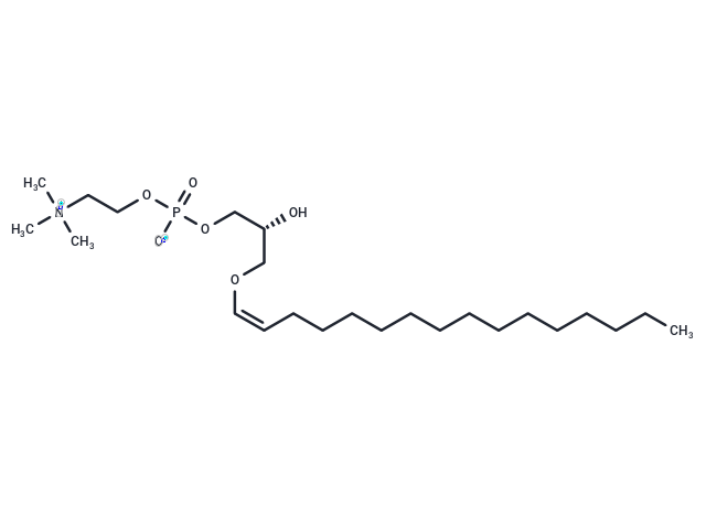 Hexadecenyl-2-hydroxy-sn-glycero-3-PC