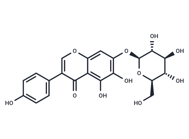 6-Hydroxygenistein-7-O-β-D-glucopyranoside