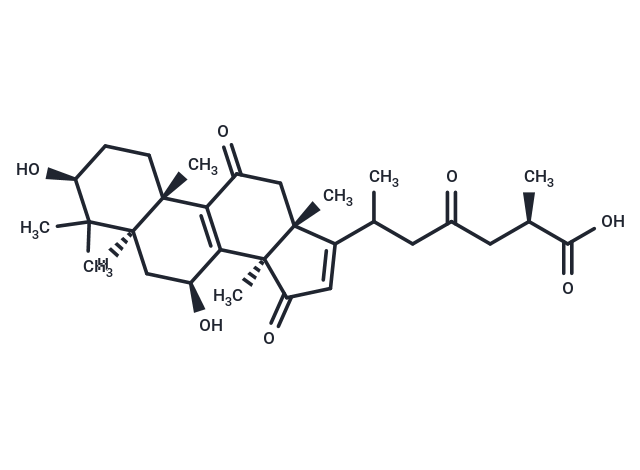 3β,7β-Dihydroxy-11,15,23-trioxo-lanost-8,16-dien-26-oic