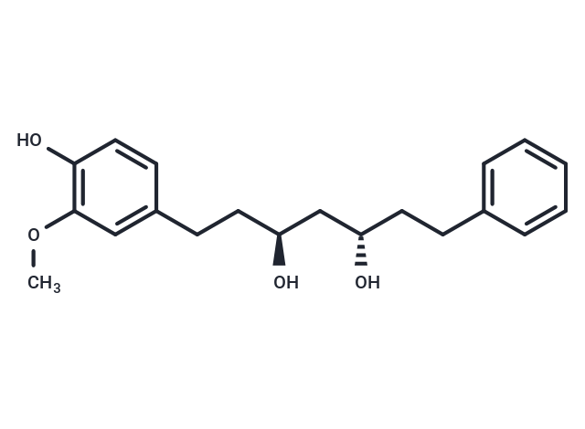 4-[(3S,5S)-3,5-dihydroxy-7-phenylheptyl]-2-methoxyphenol