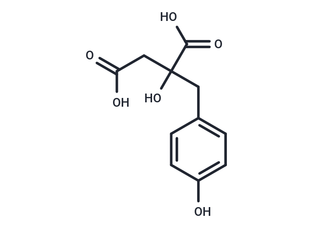 2-Hydroxy-2-[(4-hydroxyphenyl)methyl]butanedioic acid