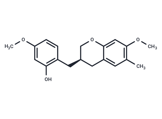 (3R)-4',7-dimethoxy-2'-hydroxy-6-methylhomoisoflavane
