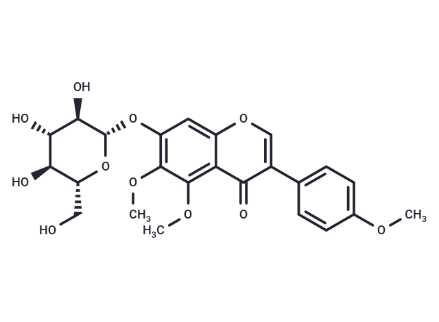 5-Methoxyafrormosin 7-O-glucoside
