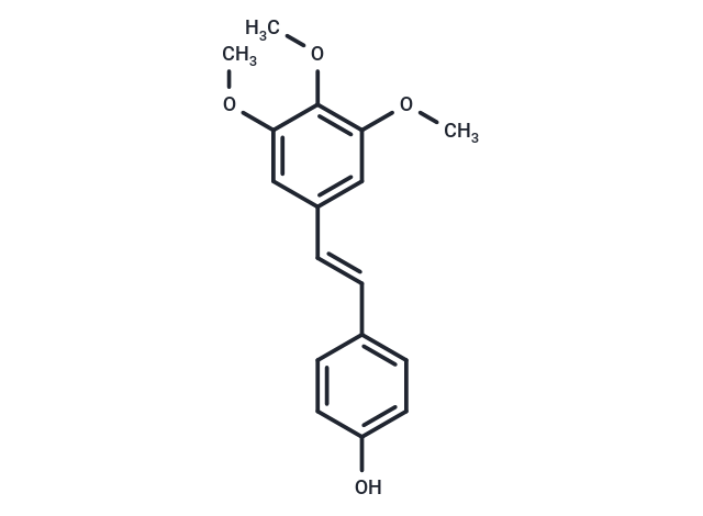 4-[(1E)-2-(3,4,5-trimethoxyphenyl)ethenyl]phenol