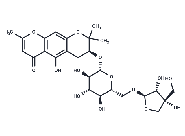6"-apiosyl sec-O-glucosylhamaudol