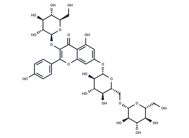 Kaempferol-3-O-β-D-Glucose-7-O- β-D-Gentianoside