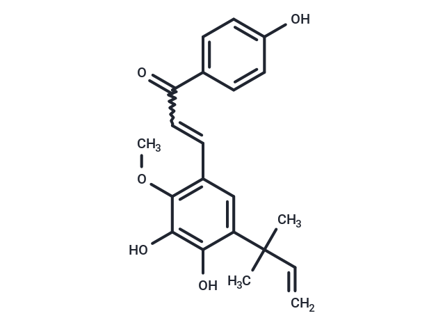 5-(1,1-dimethylallyl)-3,4,4'-trihydroxy-2-methoxychalcone